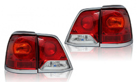 Хром накладки вокруг стопов Toyota Land Cruiser 200 2012-2014