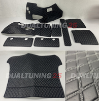 Коврики 3Д 3D в багажник экокожа Toyota Land Cruiser 200