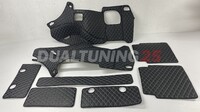 Коврики 3Д 3D в багажник экокожа Toyota Land Cruiser 200 (под буфер)