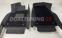 Коврики экокожа 3D вставки ворс (комплект 4шт) Chevrolet Cruze
