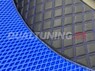 Коврики экокожа 3D вставки EVA (комплект 4шт) Subaru Levorg (синие-синие)