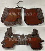 Коврики экокожа 3D вставки ворс (комплект 4шт) салон Lexus GX460