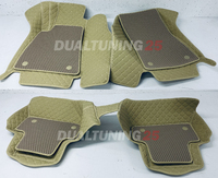 Коврики экокожа 3D вставки EVA (комплект 4шт) салон Lexus IS250 2010 (бежевые)
