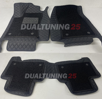 Коврики экокожа 3D вставки ворс (комплект 4шт) Lexus NX200/NX300