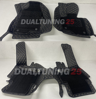 Коврики экокожа 3D вставки велюр (комплект 4шт) Mazda CX-8 (CX8)