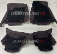 Коврики экокожа 3D вставки ворс (комплект 4шт) Nissan Teana J32