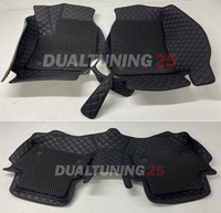 Коврики экокожа 3D вставки EVA (комплект 4шт) Toyota Corolla Touring (черные)