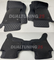 Коврики экокожа 3D + вставки EVA (комплект 4шт) в салон для Toyota Hilux 2019
