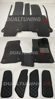 Коврики экокожа 3D + вставки EVA (комплект 4шт) в салон для Toyota Vellfire H20/H30/H40 2008-2023