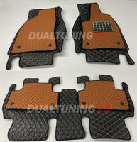 Коврики экокожа 3D вставки EVA (комплект 4шт) Toyota Wish (2wd)