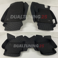 Коврики экокожа 3Д 3D вставки EVA (комплект 4шт) Toyota Yaris