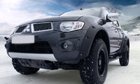 Фендера - расширители колесных арок Mitsubishi L200 2008-2012 (LLDPE)