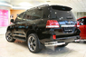 Задняя защита бампера (уголки) Toyota Land Cruiser 200