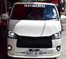 Фары Toyota Hiace 200 2014-2019 (черные)