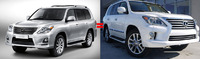 Комплект ПОЛНЫЙ для рестайлинга Lexus LX570 2010 год в LX 570 2014 год