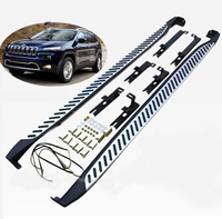 Пороги - подножки Jeep Cherokee 2014+