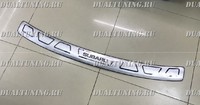 Накладка на задний бампер (метал) Subaru Forester 2014+