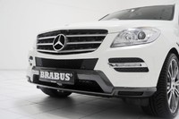 Накладка переднего бампера Brabus для Mercedes ML W166
