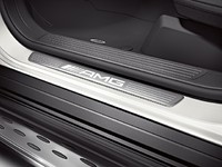 Накладки на пороги AMG с подсветкой для Mercedes ML GL