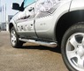 Пороги труба с накладками Chevrolet Niva Bertone (d76)