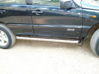 Пороги труба Chevrolet Niva (d63)