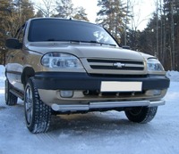 Защита переднего бампера дуга Chevrolet Niva (d63) #2