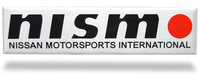Шильд - эмблема алюминиевая Nissan "Nismo"