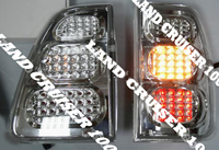Стопы диодные Toyota Land Cruiser 100 (прозрачный хрусталь)