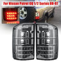 Стопы диодные тюнинг Nissan Patrol / Safari Y60 дымчатые