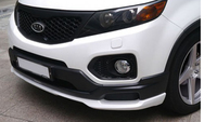 Накладка на передний бампер (губа) "IXION Design"для Kia Sorento R 2009+