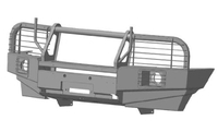 Передний силовой бампер Mitsubishi L200 Triton #2