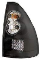 Стопы диодные Toyota Land Cruiser Prado 120 (черные)