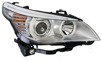 Оптика (фары) BMW 5-Series E60 2003-2009 (хром) под ксенон