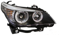 Оптика (фары) BMW 5-Series E60 2003-2009 (черные)