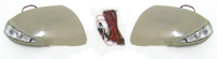 Накладка на зеркала Mazda 2 / Demio 2007 (с поворотниками)