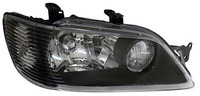 Фары (оптика) Mitsubishi Lancer 2000-2003 черный хрусталь