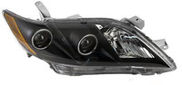 Фары (оптика) Toyota Camry 40 2006-2009 линза (черные)