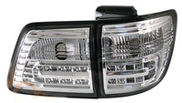 Стопы диодные Toyota Fortuner 2009-2011 (хром)