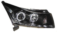 Фары (оптика) Chevrolet Cruze 2008+ (черные)
