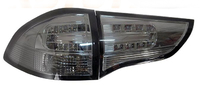 Стопы + вставки тюнинг диодные Mitsubishi Pajero Sport 2008+ хром "Sonar"