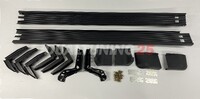 Металлические подножки Toyota Land Cruiser 100 (черные)