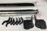Пороги (подножки) усиленные с метал подножкой Toyota Land Cruiser Prado 150 (Lexus GX 460 style)
