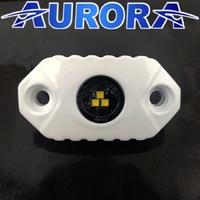 Подсветка Rock Light, 3 диода 15W., корпус и свет БЕЛЫЙ. ALO-M-Y-D-2