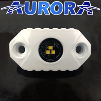 Подсветка Rock Light 3 диода 9W корпус белый ALO-M-Y-D-2-A свет янтарь