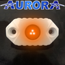Подсветка Rock Light 3 диода 9W корпус белый ALO-M-Y-D-2-A свет янтарь