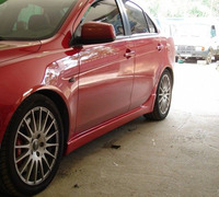 Пороги EVO для  Mitsubishi Lancer X
