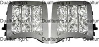 Поворотники в бампер Toyota Prius 30 2009-2011 (хром)