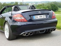 Диффузор заднего бампера Piecha Design для Mercedes SLK R171 с 05/08 #3