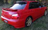 Уголки на задний бампер Subaru STI Impreza 2003-2005 GDB