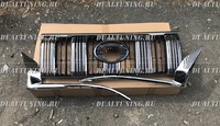 Решетка радиатора с хром ресничками Toyota Land Cruiser Prado 150 2017-2018